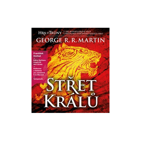 Střet králů (4x Audio na CD - MP3)