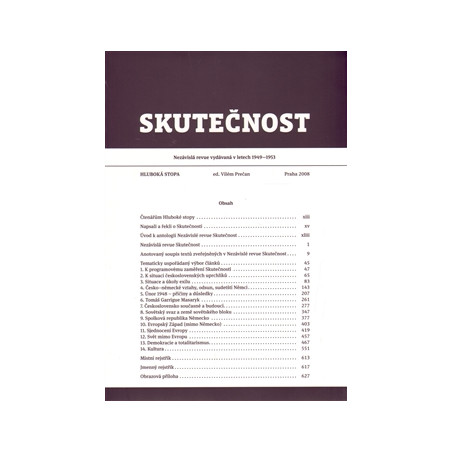 Skutečnost. Hluboká stopa