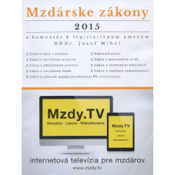 Mzdárske zákony 2015