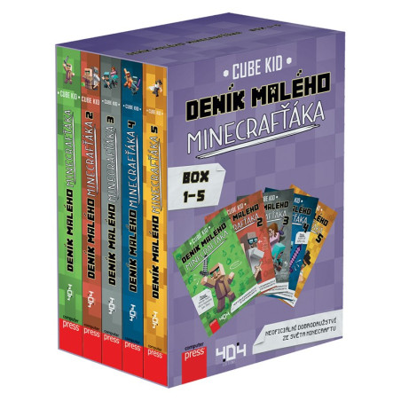 Deník malého Minecrafťáka BOX 1-5