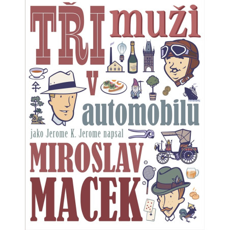 Tři muži v automobilu