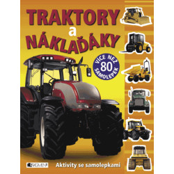 Traktory a náklaďáky – aktivity se samolepkami