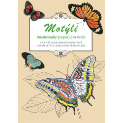 Motýli - omalovánky (nejen) pro velké