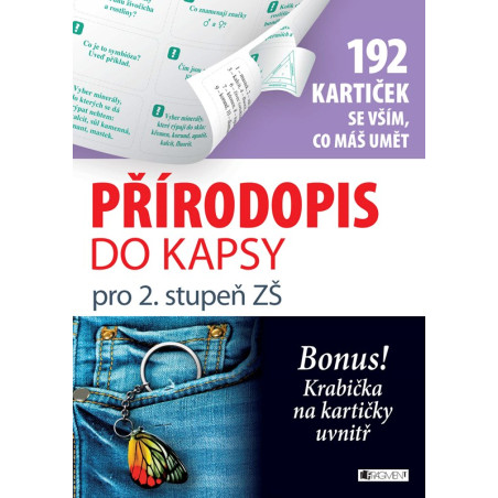 Přírodopis do kapsy pro 2. stup. ZŠ (192 kartiček)