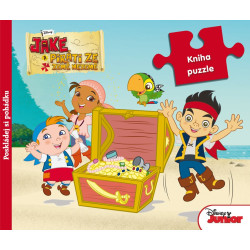 Jake a piráti ze Země Nezemě - Kniha puzzle - Poskládej si pohádku