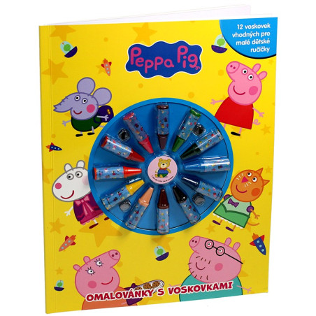 Peppa Pig - Omalovánky s voskovkami