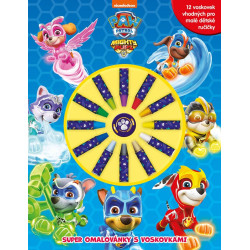 Tlapková patrola - Super omalovánky s voskovkami