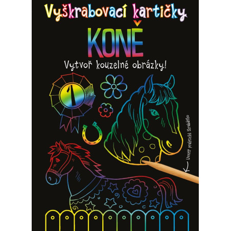 Vyškrabovací kartičky: Koně