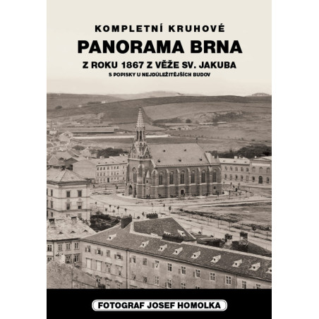 Panorama Brna z roku 1867 z věže sv.Jakuba