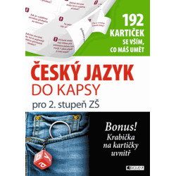 Český jazyk do kapsy pro 2. stup. ZŠ (192 kartiček)