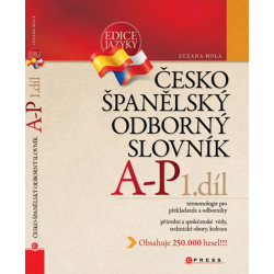 Česko-španělský odborný slovník, 1. díl