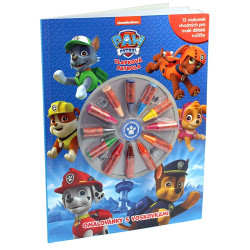 Tlapková patrola - Omalovánky s voskovkami