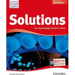 Solutions Pre-Intermediate Student´s Book 2nd Edition