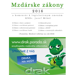 Mzdárske zákony 2016