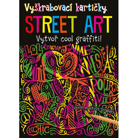 Vyškrabovací kartičky STREET ART