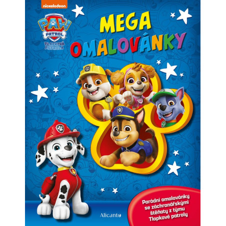 Tlapková patrola - Mega omalovánky
