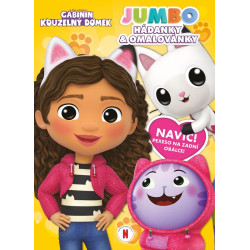 Gábinin kouzelný domek - JUMBO hádanky a omalovánky
