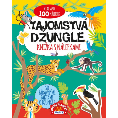 Knižka s nálepkami: Tajomstvá džungle