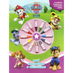 Tlapková patrola - Nové omalovánky s voskovkami