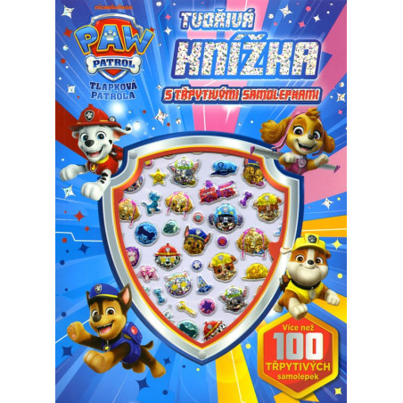 Tlapková patrola - Tvořivá knížka s třpytivými samolepkami