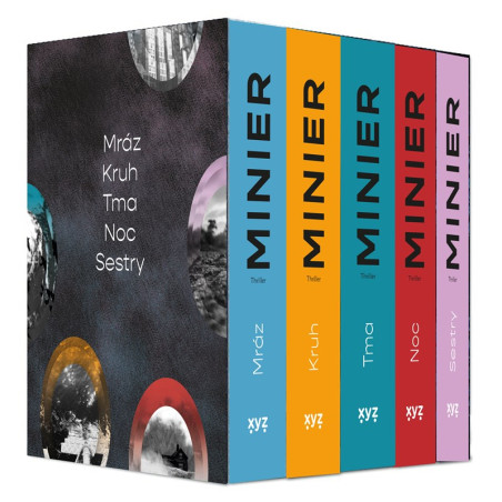 5 x Bernard Minier - box Mráz, Kruh, Tma, Noc, Sestry