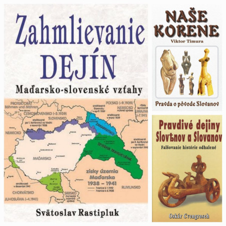 Set kníh o pravde o pôvode Slovanov + Zahmlievanie dejín ZADARMO