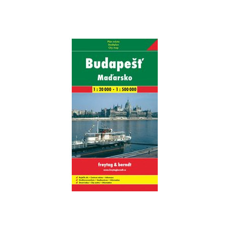 Budapešť + Maďarsko 1:20 000/1:500 000