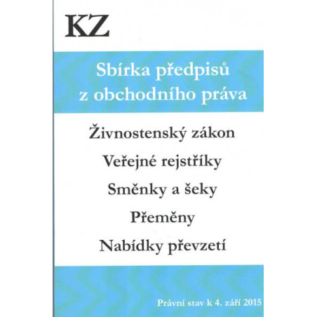 Sbírka předpisů z obchodního práva