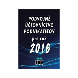 Podvojné účtovníctvo podnikateľov pre rok 2016