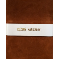 Kožený karisblok A5