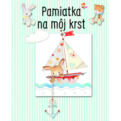 Pamiatka na môj krst - modrá (2. vydanie)