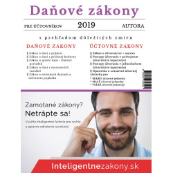Daňové zákony 2019 pre účtovníkov