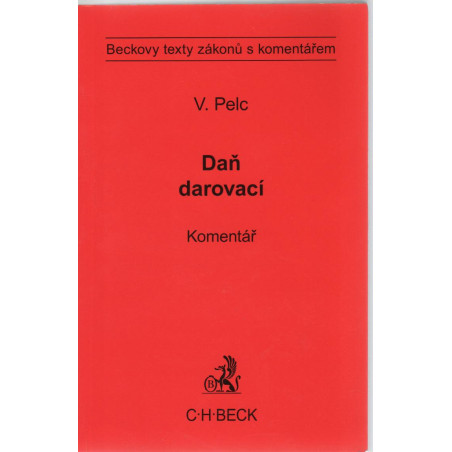 Daň darovací. Komentář