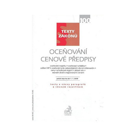 Ocenovani cenove predpisy