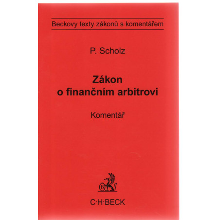 Zákon o finančním arbitrovi. Komentář