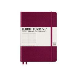 Notebooks Medium-port red, dotted