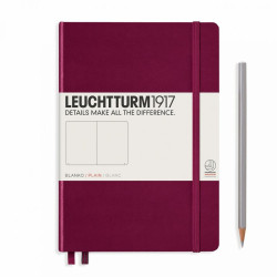 Notebooks Medium-port red, plain