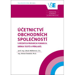 Účetnictví obchodních společností v různých právních formách.