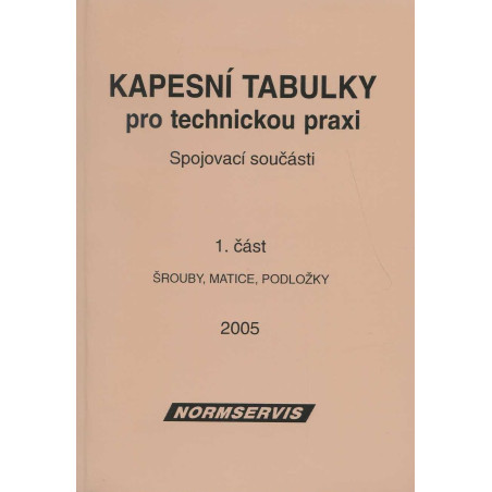 Kapesní tabulky pro technickou praxi 1. část