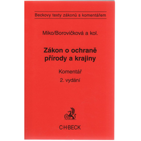 Zákon o ochraně přírody a krajiny.