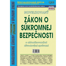 Zákon o súkromnej bezpečnosti 16/2022