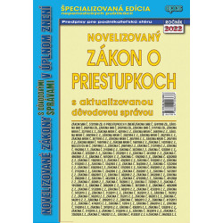 Zákon o priestupkoch 17/2022