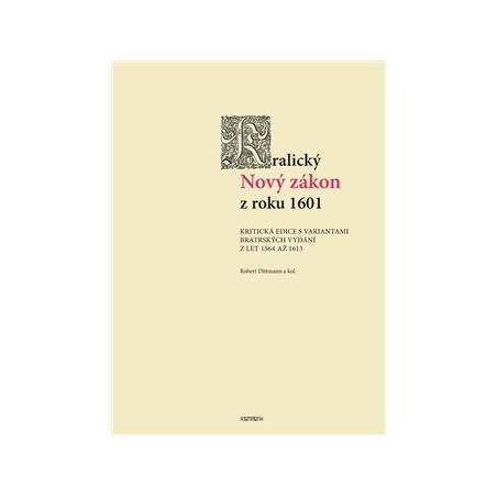 Kralický Nový zákon z roku 1601