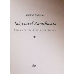 Tak vravel Zarathustra