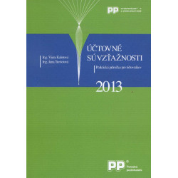 Účtovné súvzťažnosti 2013