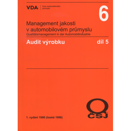 Management jakosti v automobilovém průmyslu VDA 6.5