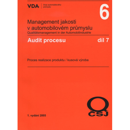 Management jakosti v automobilovém průmyslu VDA 6.7
