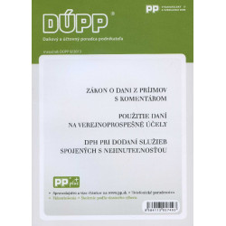 DUPP 8/2013 Zákon o dani z príjmov s komentárom