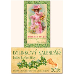 Bylinkový kalendář 2016 báby kořenářky + Třikrát tucet zázračných bylin