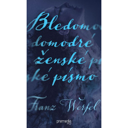 Bledomodré ženské písmo